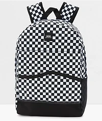 Vans Construct Skool Black & White Checkerboard Backpack