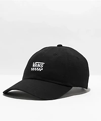 Vans Court Side Black Checker Strapback Hat