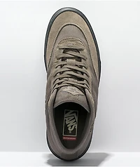 Vans Crockett High Bungee Cord & Black Skate Shoes