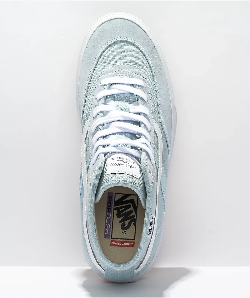 Vans Crockett High Winter Sky & White Skate Shoes