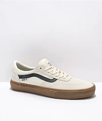 Vans Crockett Pro Marshmallow & Gum Skate Shoes