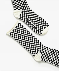 Vans Curl Checkerboard Black & White Crew Socks