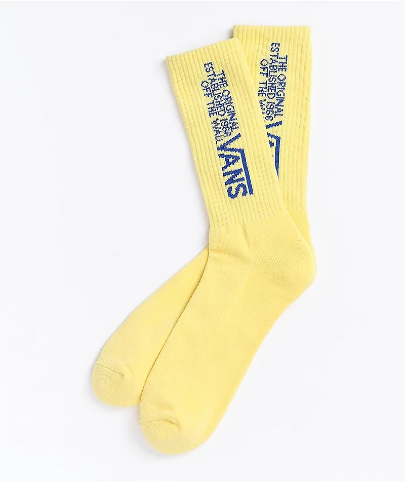 Vans DNA Mellow Yellow Crew Socks