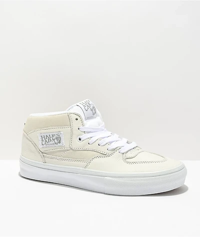 Vans Daz Skate Half Cab White Leather Shoes