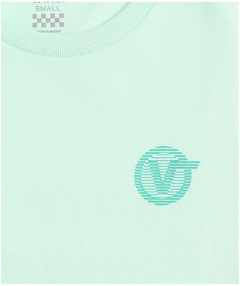 Vans Dissolved Bay Light Blue Boyfriend T-Shirt