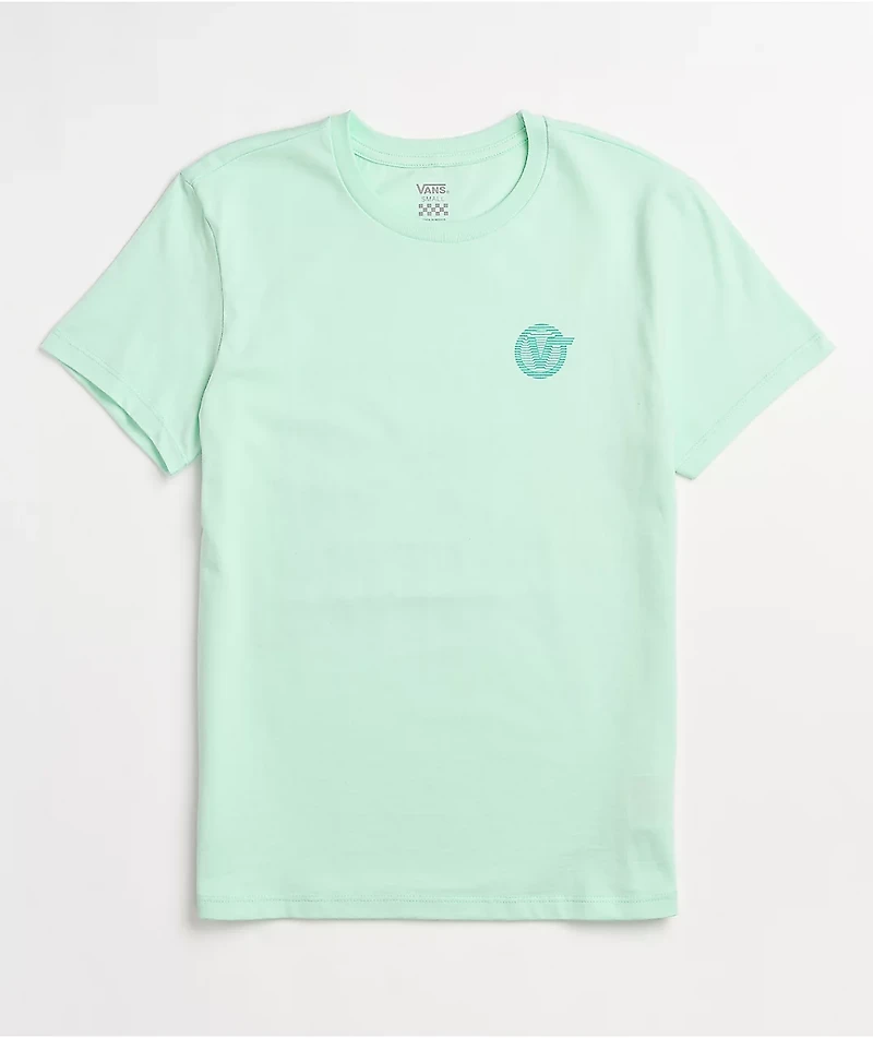 Vans Dissolved Bay Light Blue Boyfriend T-Shirt