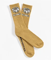 Vans Easy Plant Tan Crew Socks