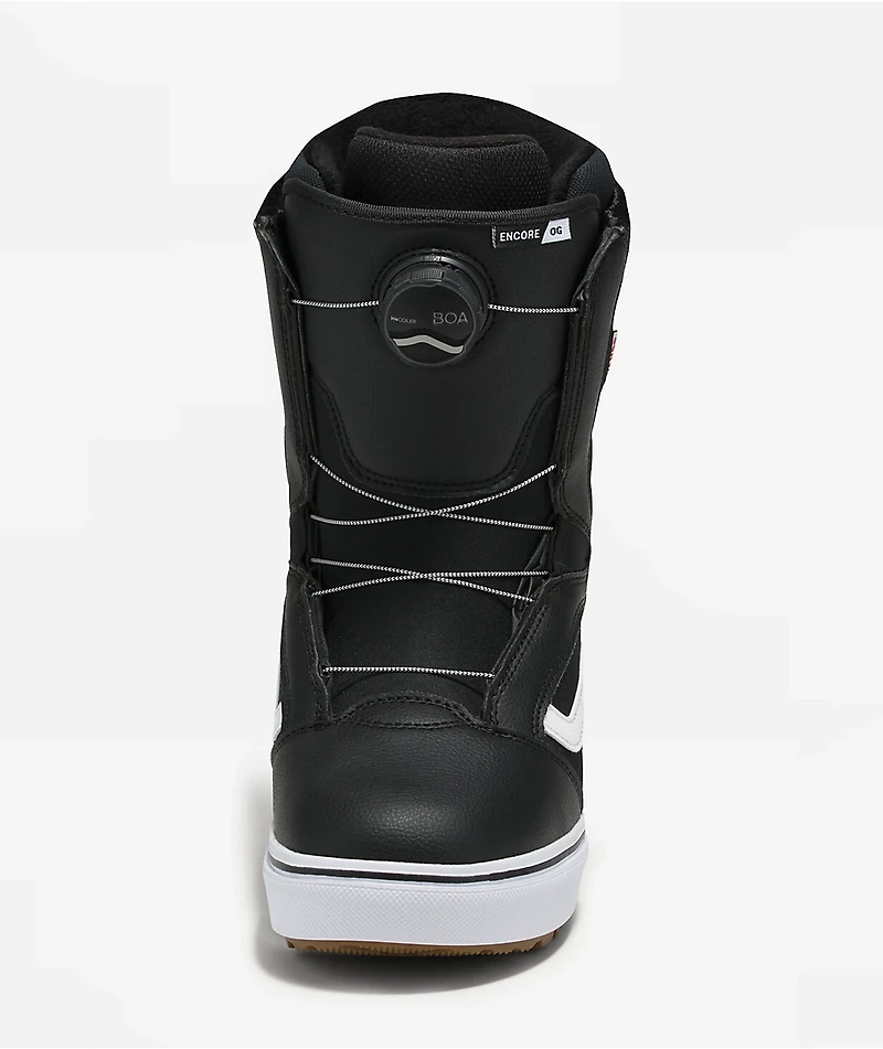 Vans Encore OG Black & White Snowboard Boots 2027