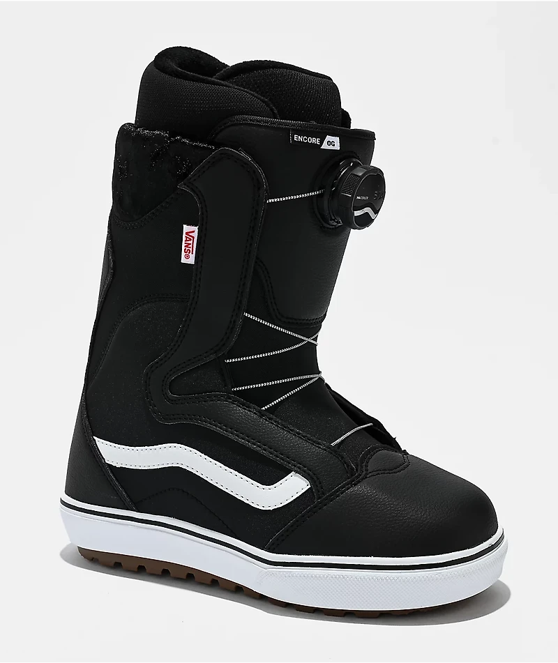 Vans Encore OG Black & White Snowboard Boots