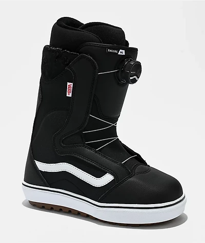 Vans Encore OG Black & White Snowboard Boots