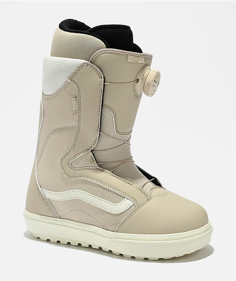 Vans Encore OG Oatmeal & White Snowboard Boots