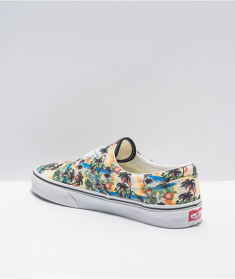 Vans Era Aloha Black & White Skate Shoes