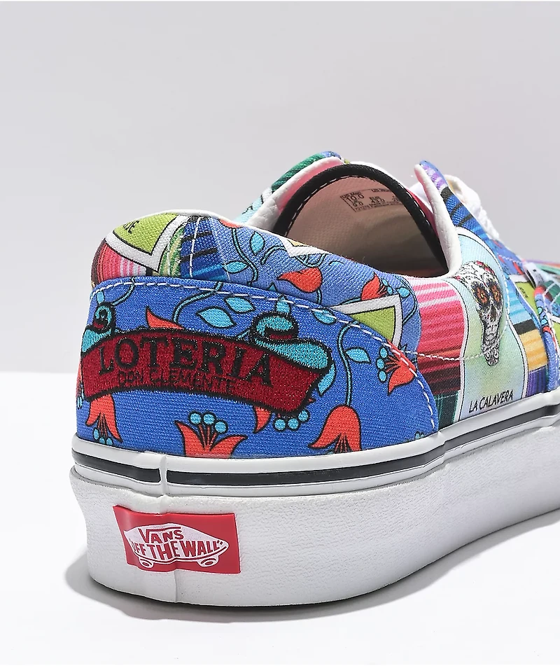 Vans Era Loteria Patch Multi & White Skate Shoes