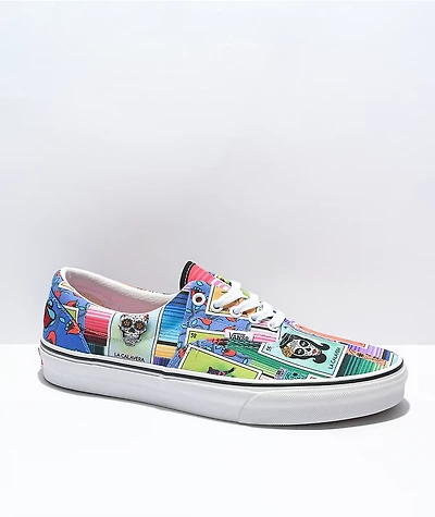 Vans Era Loteria Patch Multi & White Skate Shoes