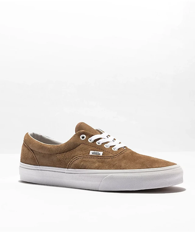 Vans Era Tobacco Brown Pig Suede Skate Shoes at Hamilton Place in
