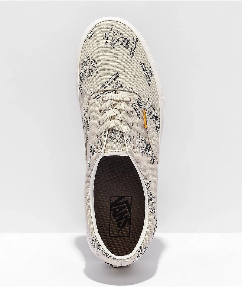 Vans Era World Code Oatmeal & Marshmallow Skate Shoes