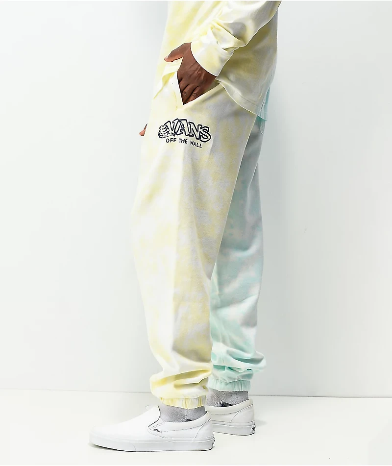 Vans Experience Blue & Yellow Tie Dye Sweatpants