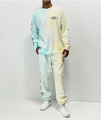 Vans Experience Blue & Yellow Tie Dye Sweatpants