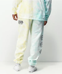 Vans Experience Blue & Yellow Tie Dye Sweatpants