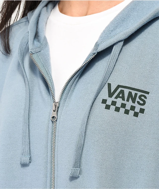 Vans Extra Fun Blue Oversize Zip Hoodie Arden Fair