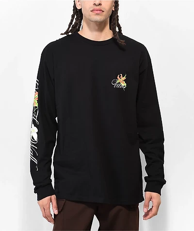 Vans Fatal Floral Black Long Sleeve T-Shirt