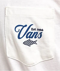 Vans Fishing Club White Pocket T-Shirt