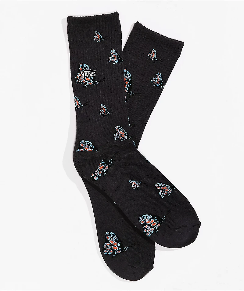 Vans Flutter Black Crew Socks