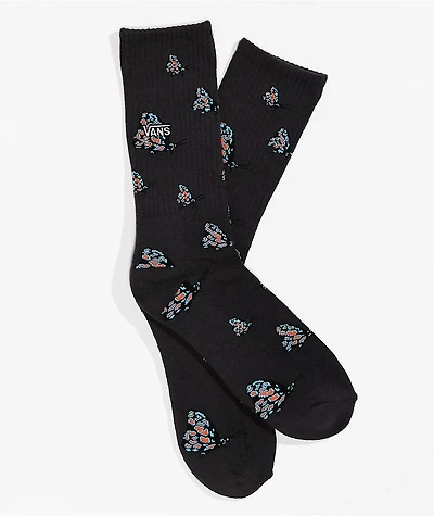 Vans Flutter Black Crew Socks