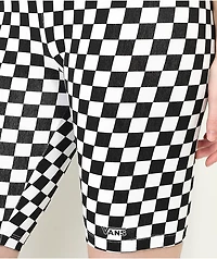 Vans Flying V Black & White Checkered Bike Shorts