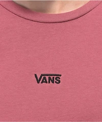 Vans Flying V Maroon Crop T-Shirt