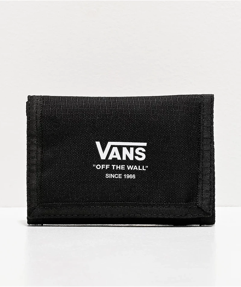 Vans Gaines Black Trifold Wallet