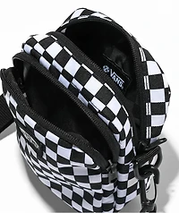 Vans Go Getter Black & White Checkered Crossbody Bag