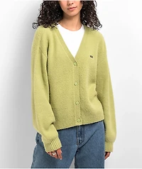 Vans Hadley Relaxed Light Green Cardigan Sweater