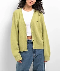 Vans Hadley Relaxed Light Green Cardigan Sweater