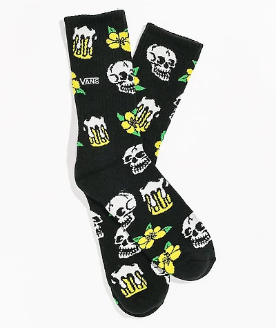 Vans Happy Trails Black Crew Socks