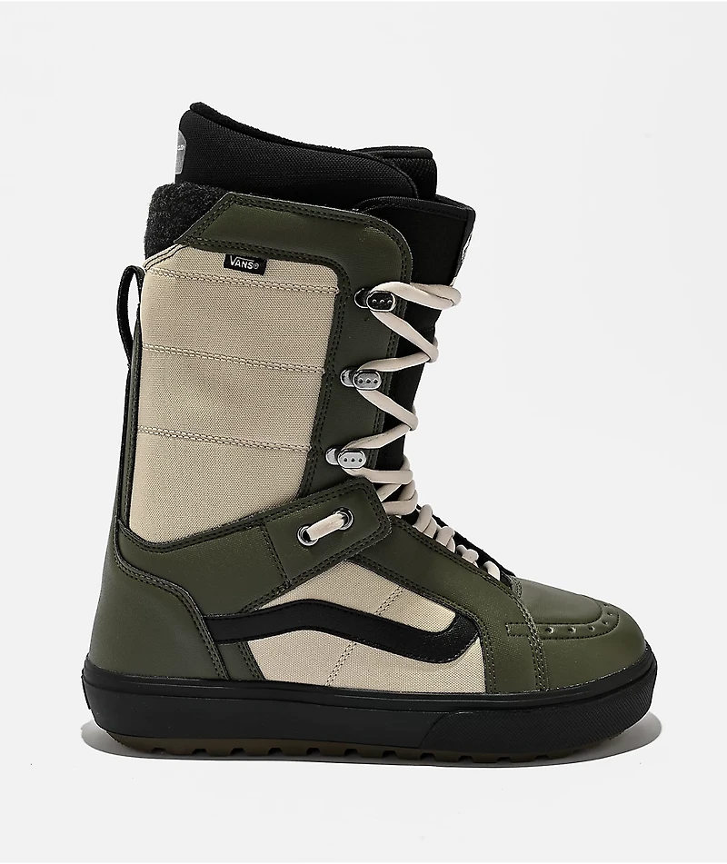 Vans Hi-Standard OG Grape Leaf Green & Oatmeal Beige Snowboard Boots 2026