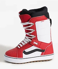 Vans Hi-Standard OG Red & White Snowboard Boots 2027