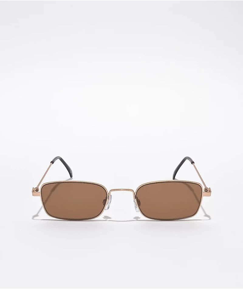 Vans Hiland Brown & Gold Sunglasses
