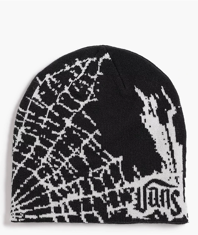 Vans Hovley Web Black Skully Beanie