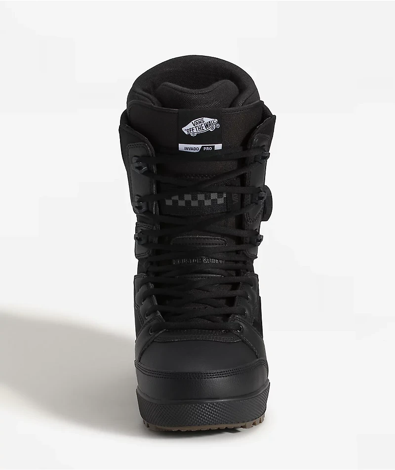 Vans Invado Pro Black & Gum Snowboard Boots 2027