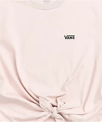 Vans Junior V Hushed Violet Tie Front T-Shirt