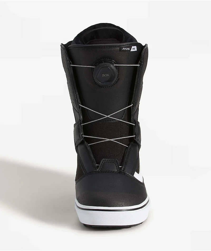 Vans Juvie OG Black & White Snowboard Boots 2027