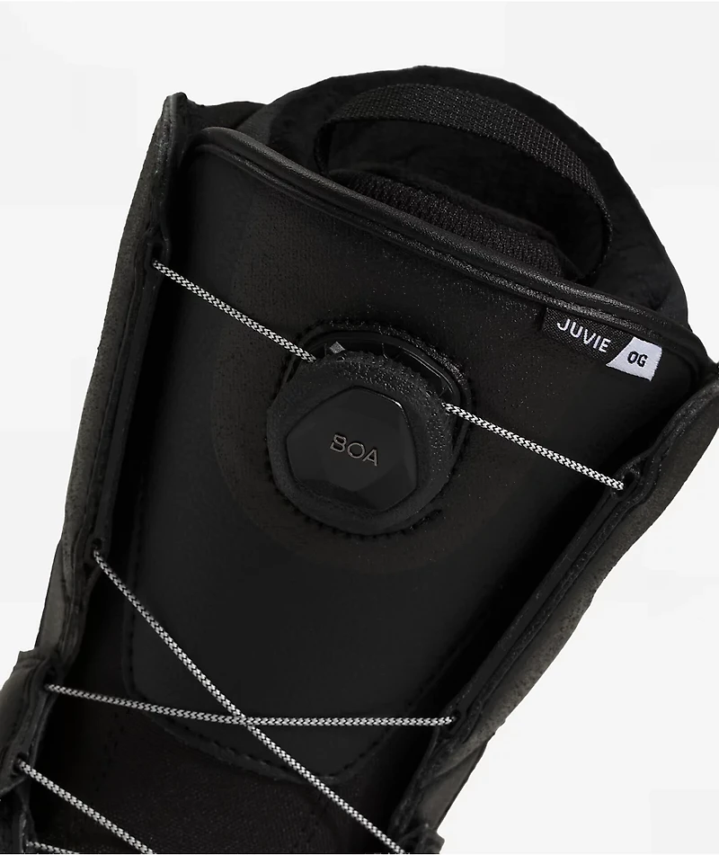 Vans Juvie OG Black & White Snowboard Boots 2027