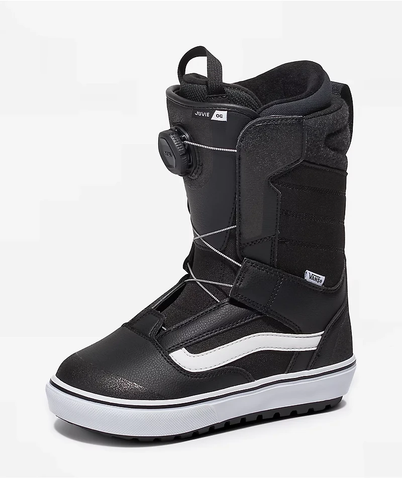 Vans Juvie OG Black & White Snowboard Boots 2027