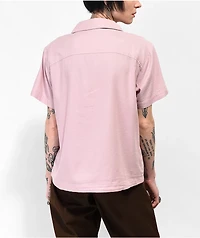 Vans Karina Lilac Short Sleeve Button Up Shirt
