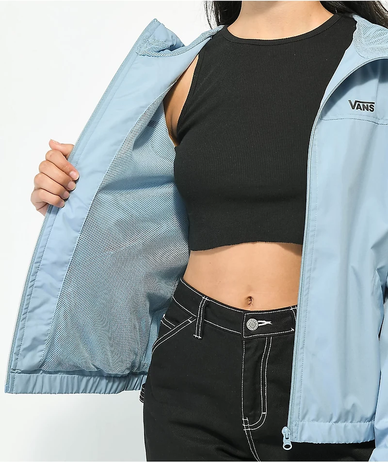 Vans Kastle Ashley Blue Windbreaker Jacket