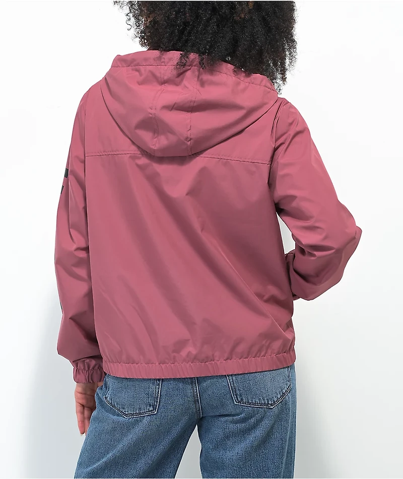 Vans Kastle Check Me Rose Windbreaker Jacket