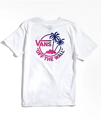 Vans Kids' Dual Palms White T-Shirt