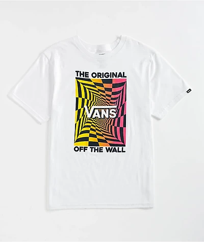 Vans Kids Checking White T-Shirt