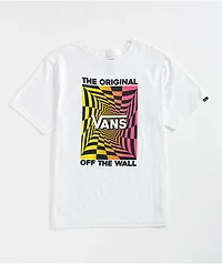 Vans Kids Checking White T-Shirt